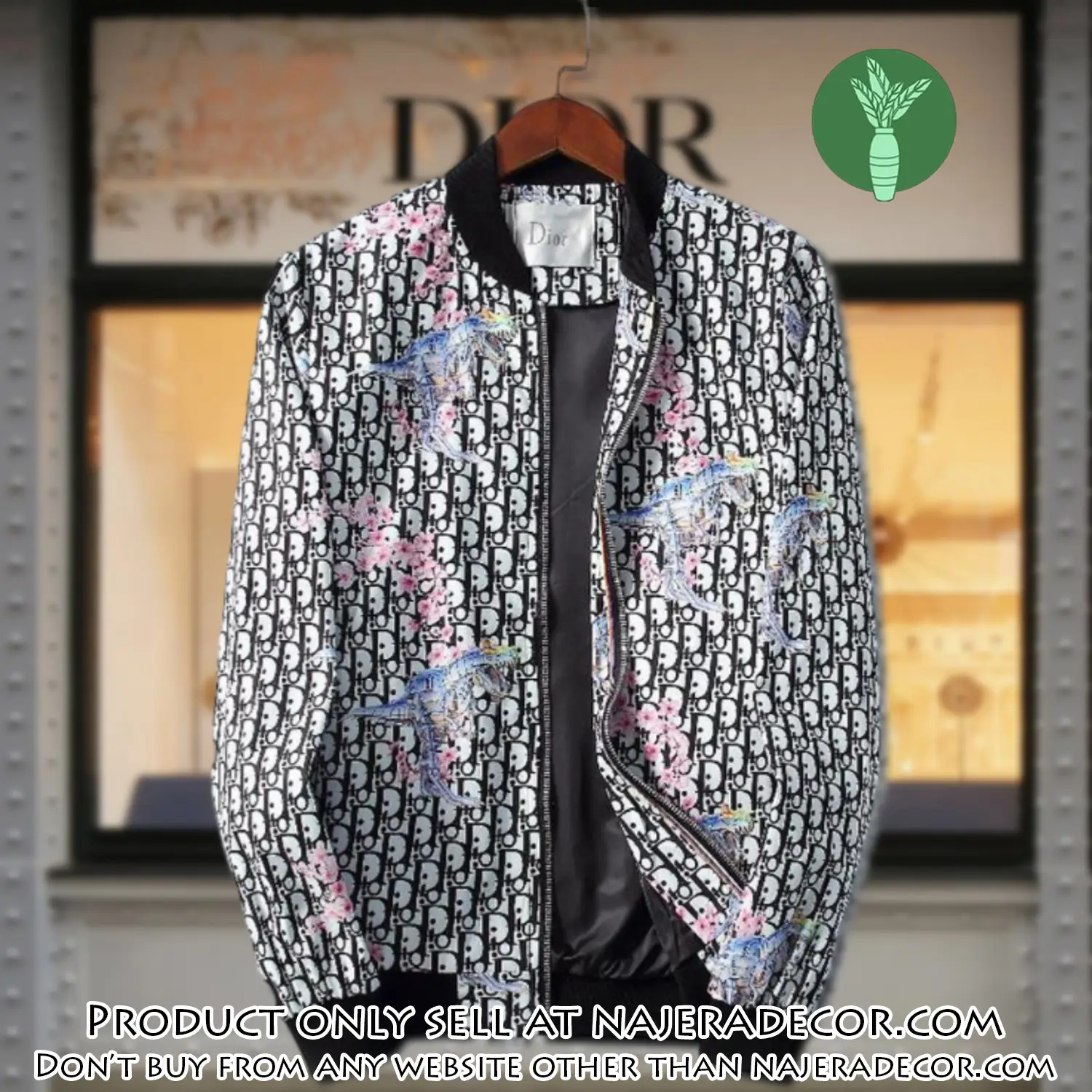 Dior luxury brand varsity zipper jacket vst1030 njr3735862
